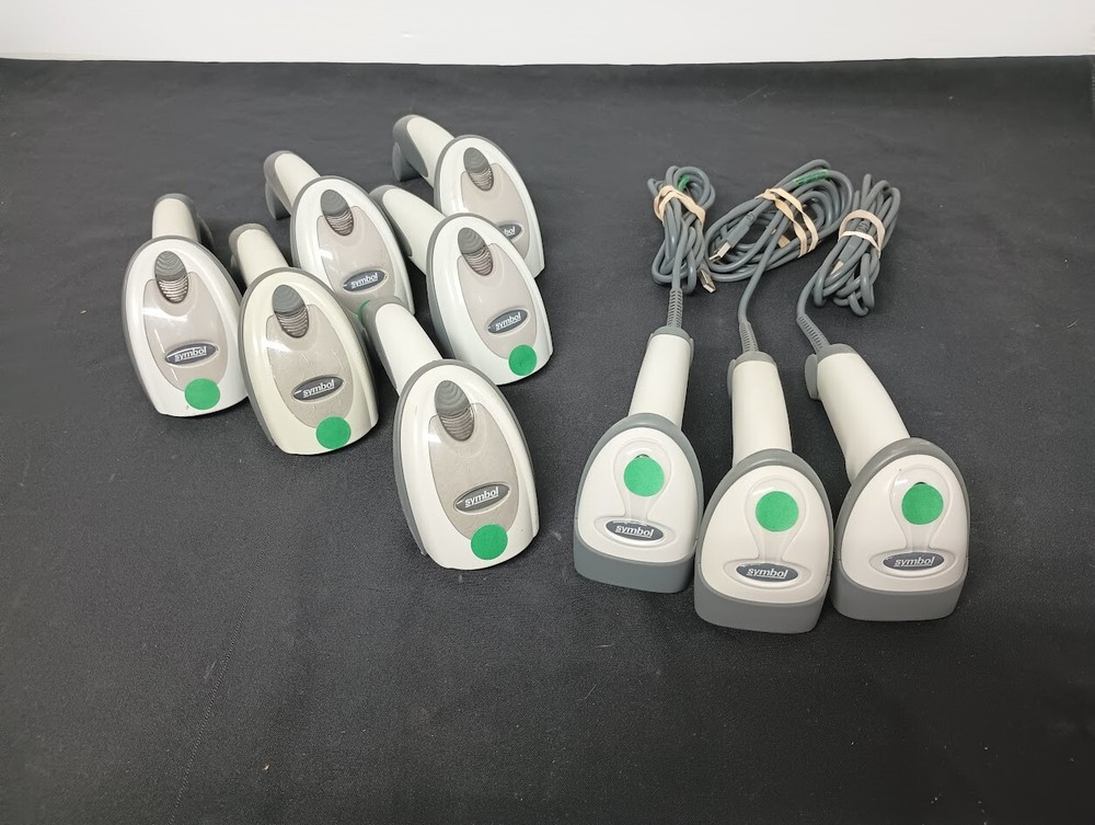 x9 – Symbol Technologies (x3) LS2208-SR20001R-NA & (x6) DS6708-SR20001ZZR