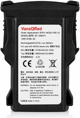 High-Capacity 6800mAh Replacement Battery for Zebra MC9300 Barcode Scanner
