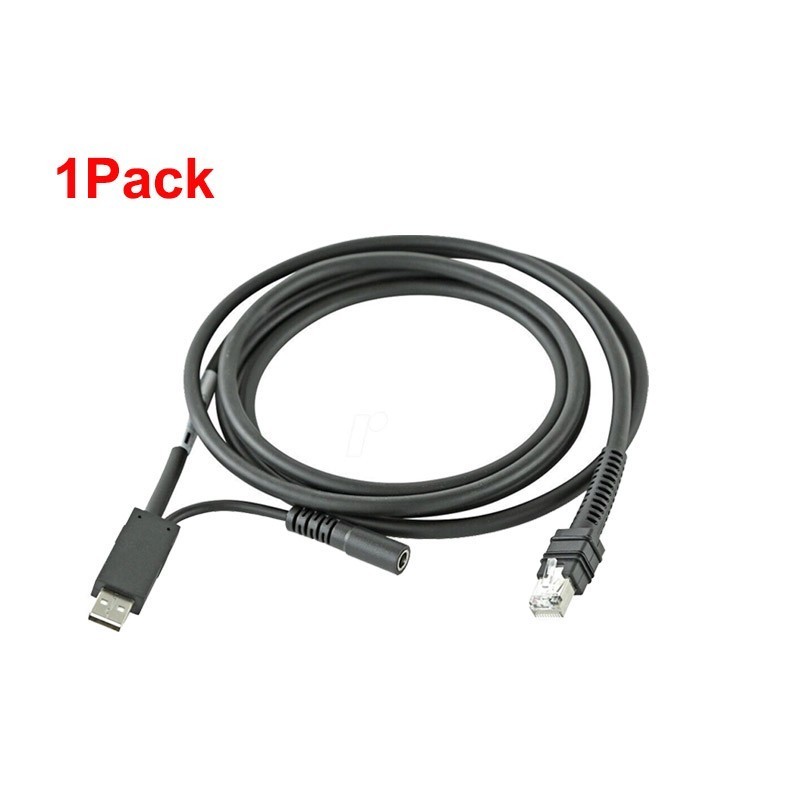New Zebra CBA-U42-S07PAR USB Cable 7ft for Barcode Scanner 1/2/5/10/20PK Lot