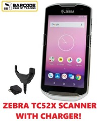 Zebra TC52x Android Barcode Scanner 2D/1D w/ Charger, TC520K-1XFMU6P-NA!🔥⭐