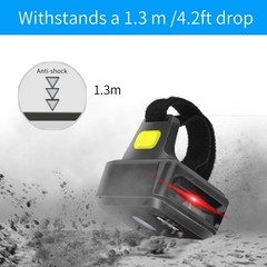 Portable Bluetooth Barcode Scanner – 3-in-1 Wireless & USB, Mini Finger Design f