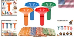 Durable Coin Storage Tubes & Wrapper Set – Easy Transfer, 104 Count Included