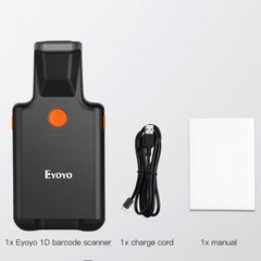 Wireless 1D Laser Back Clip Bluetooth Barcode Scanner UPC EAN Bar Code Reader
