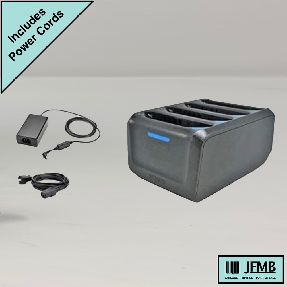NEW Zebra Motorola 4-Port Battery Charger Cradle TC70 TC700 TC70X, TC700H TC700K
