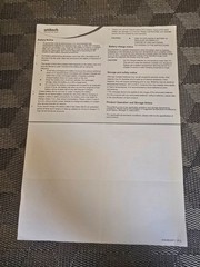 Unitech MS340-CUCB00-SG Barcode Scanner w/ USB Cable and Instructions