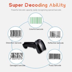 Honeywell (High Density) 1900G-HD 2D Cable -1900GHD-2USB Barcode Scanner w/ USB