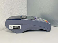 VeriFone VX510 OMNI 3730 Credit Card Reader Terminal NO POWER CORDS BARELY USED