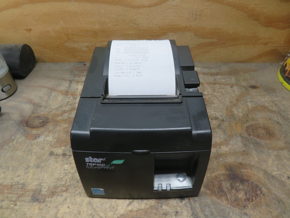 Star Micronics TSP100II Thermal USB POS Receipt Printer futurePRNT ECO Series