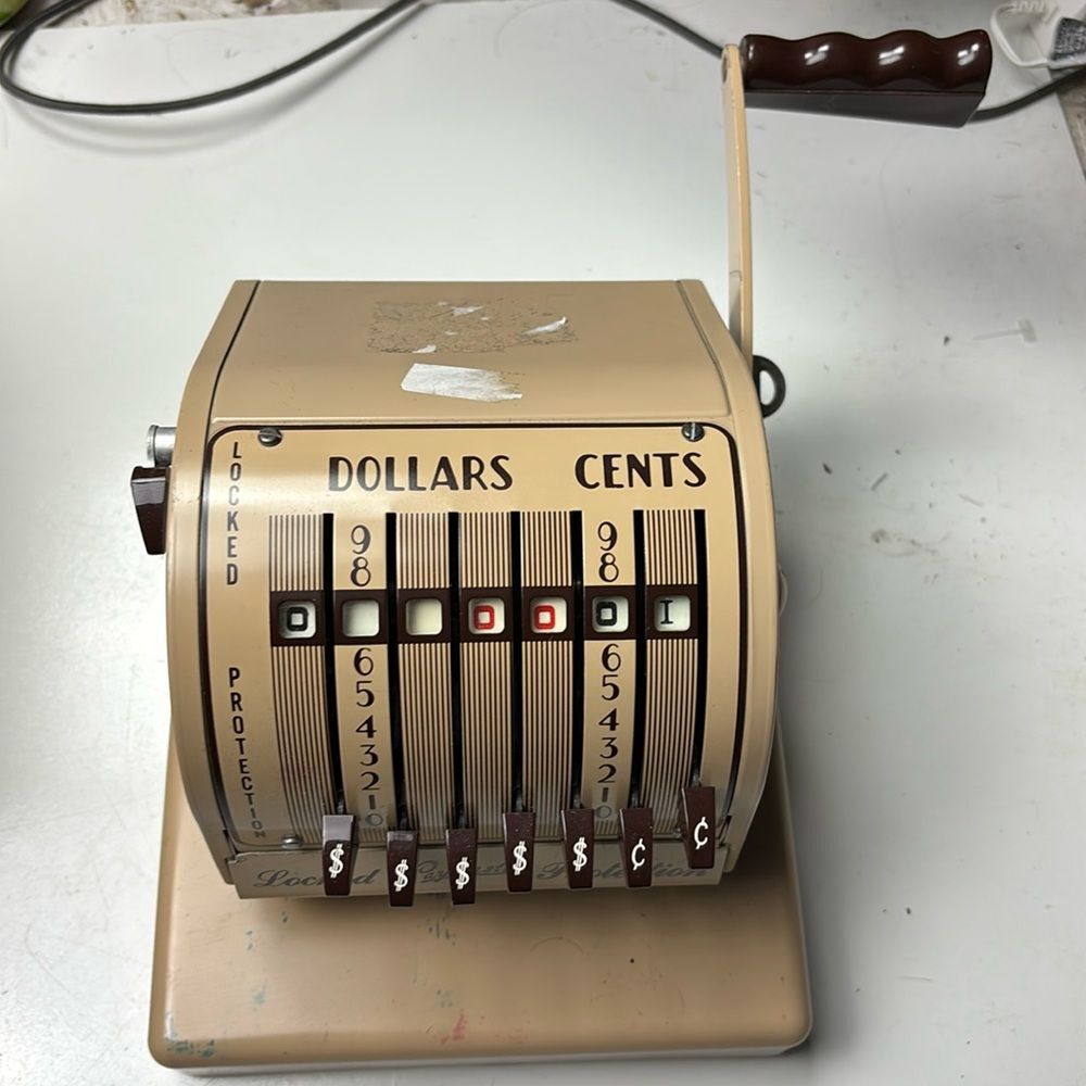 Paymaster X-550 checkwriter