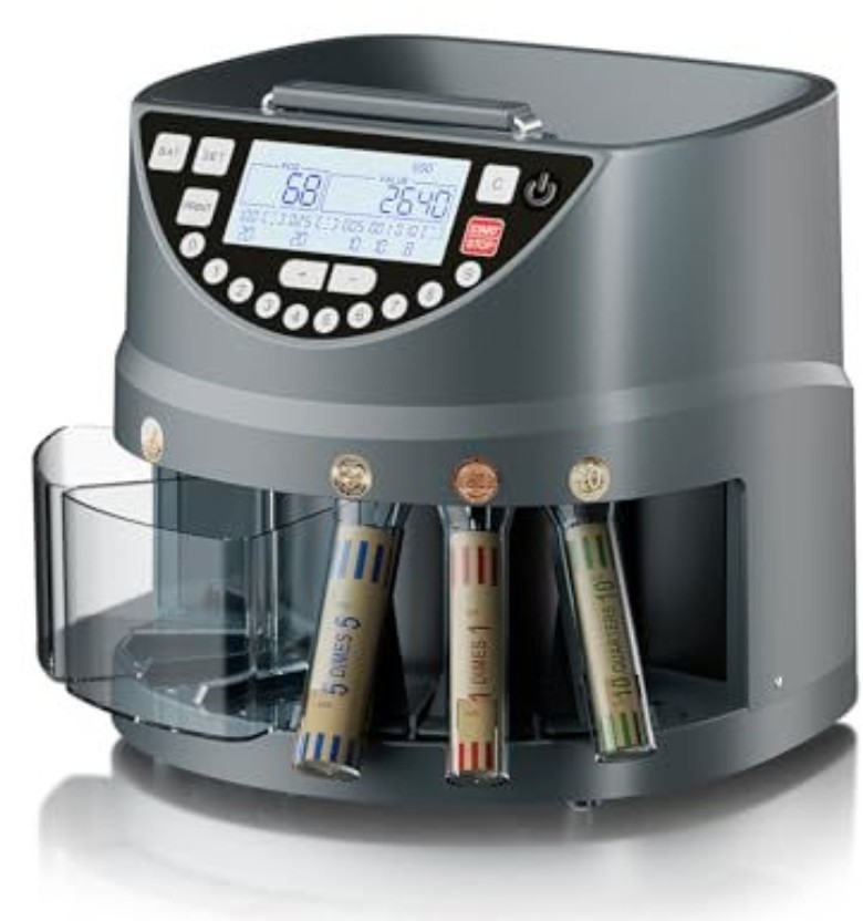 Compare @ $189 Aneken Coin Counter Sorter TFT Display Sorting Change Machine