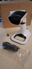 ScanAvenger Wireless Portable 1D&2D with Stand Bluetooth Barcode Scanner: 3-in-1