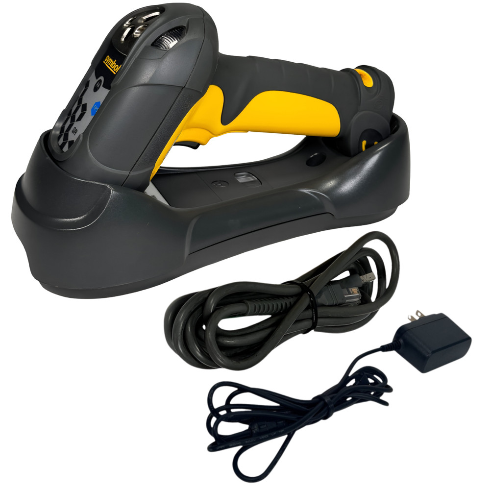 ✅Symbol DS3578 Cordless Barcode Scanner w/Base+Adapter+USB Cable Grade A!🔥⭐