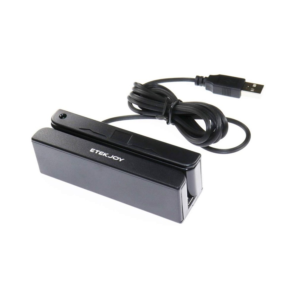 USB 3-Track Magnetic Stripe Card Reader POS Credit Card Reader Swiper MagStri…