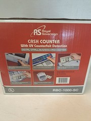 Royal Sovereign RBC-1000-SC Digital Cash Bill Counter NEW, open box