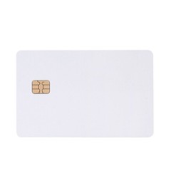 5 Pcs ISO PVC IC W/ SLE4442 Chip Blank Smart Card Contact IC Card Safety White