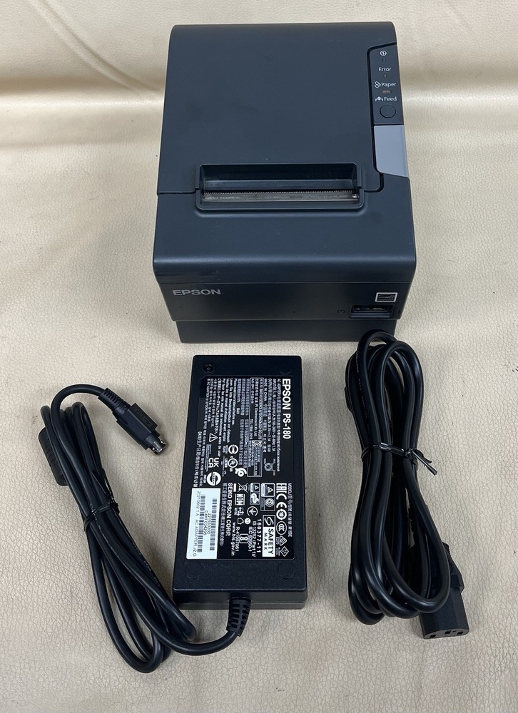 EPSON TM-T88V M244A Pos USB Thermal Receipt Printer W/ Power Cord