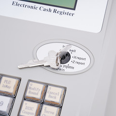 NEW Electronic Cash Register 48 Keys Cash Management System with Thermal Printer