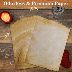 80 Sheets Vintage Paper, 8.5&Prime;x11&Prime; Letter Size Printer Parchment Paper | Antiq…