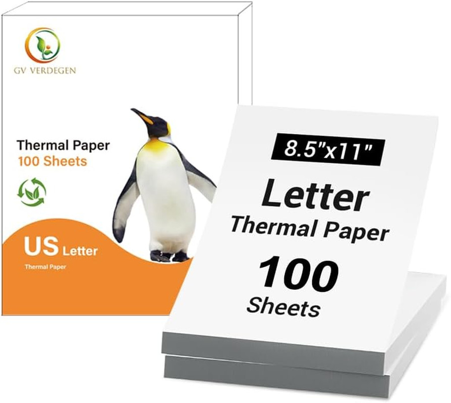 Fold Version Thermal Printer Paper 8.5 X 11 Inch,Thermal Paper 8.5 X 11 Compatib