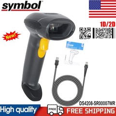 Symbol Wired Handheld USB Barcode Scanner 1D/2D Imager Scanning DS4208-SR00007WR