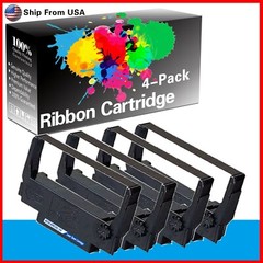4PCS Purple Compatible ERC30 ERC-30 34 38 Ribbon for M115A