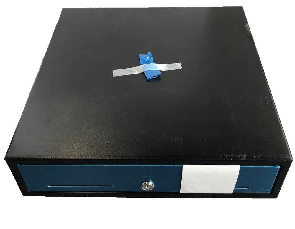 M-S Cash Drawer CF-405BX-M-B 16in Printer Driven POS Till 5 Bill 5 Coin Key Read