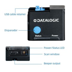 Datalogic Gryphon GFS4520-BKK1-RED 1D 2D USB Fixed Barcode Scanner with Cable