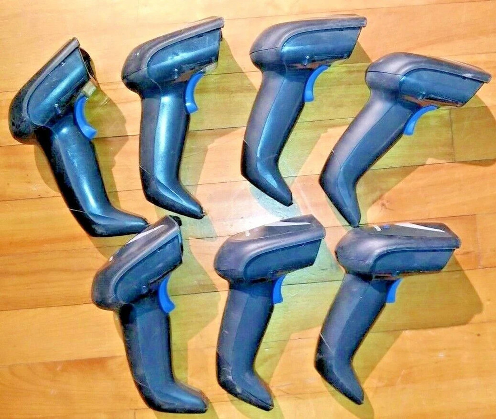 *UNTESTED* LOT 7x DATALOGIC GRYPHON GBT4100-BK WIRELESS BARCODE LASER SCANNER