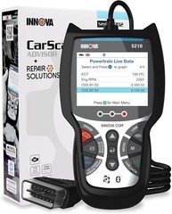 Innova 5210 – OBD2 Scanner for Engine/ABS codes + OBD2 live data, Oil light