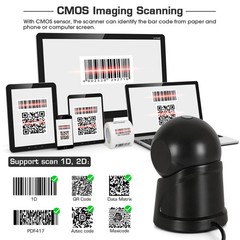 Automatic Omnidirectional Desktop Barcode Scanner