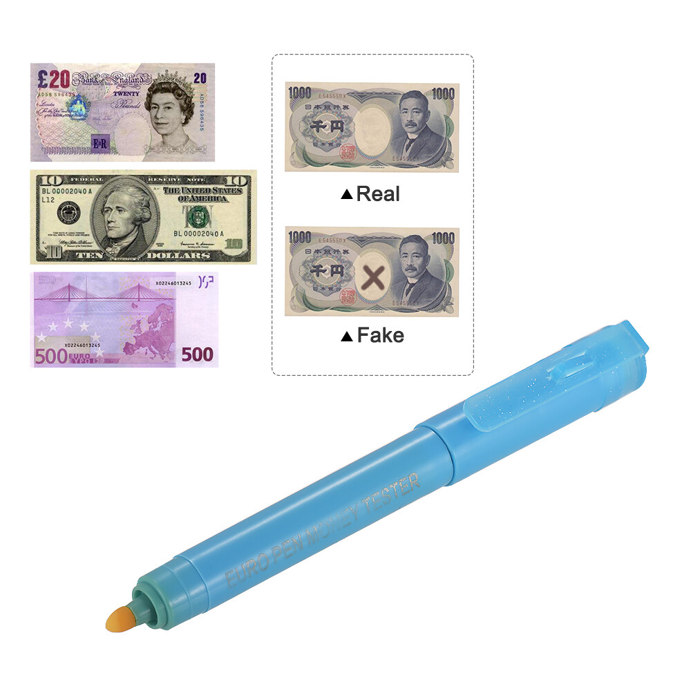 UV Light Money Counterfeit Detector Pen Banknote Test Currency Fake Cash Marker