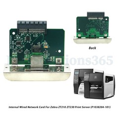 Internal Wired Network Card For Zebra ZT210 ZT230 Print Server PN:P1038204-01