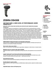 Zebra DS4308 1D 2D Handheld Barcode Scanner QR Code Reader w/ USB Cable
