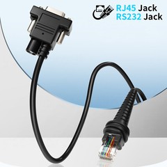 5M RS232 to RJ45 Barcode Scanner Cable For Honeywell 1900 1200G 1202G 1250G