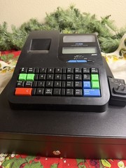 Royal 410DX Electronic Cash Register Working No Keys Works Well