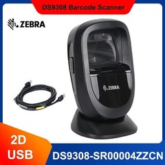 Zebra DS9308-SR00004ZZCN 2D Desktop Hans-free Barcode Scanner with USB Cable Kit