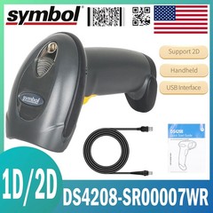 Motorola Symbol DS4208-SR00007WR 2D Imager Barcode Scanner Reader w/ USB Cable