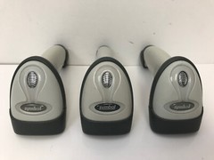 MIXED LOT QTY 3 SYMBOL LS2208 HANDHELD LASER BARCODE SCANNER CORDED