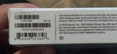 New open box Square Reader Accessories Only phone jack reader and USB cable