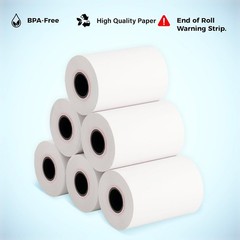 2 1/4� X 65 Ft Thermal Paper Receipt Rolls, Fits Ingenico 3500 5000 Verifone