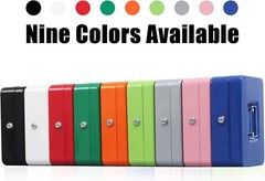 Large Cash Box with Removable Money Tray, Key Lock Metal Storage Box with 2 K…