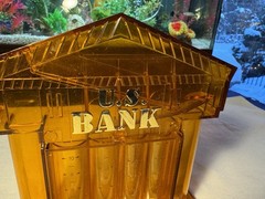Vintage 1970&rsquo;s Plastic Change Coin Bank Sorter 1c to 25c U.S. Bank J.S. NY China