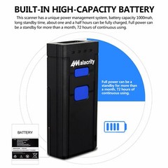 Wireless Bluetooth Mini 1D Laser Barcode Scanner USB Portable Wireless Scanner