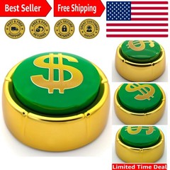 Celebrate Financial Wins with The Money Button – Batteries Included & Fun Green