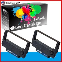 2PCS Purple Compatible ERC-30 ERC30 Ribbon for TM-U200D TM-U210B TM-U210D
