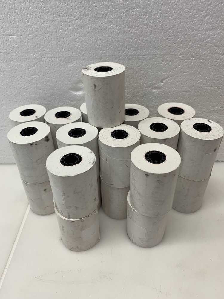 25 Rolls 2-1/4&Prime; Thermal Credit Card Cash Register POS Receipt Paper