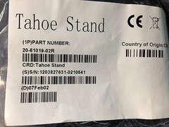 Motorola Symbol 20-61019-02R Gooseneck Tahoe Stand Black~NEW