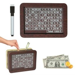 Cash Vault Wooden Savings Box Wooden Cash Saver Money Saving Box With Countdown