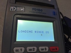 First Data FD100 IP Credit Card Machine