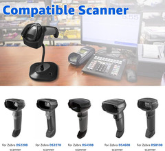 Universal Barcode Scanner Stand for Zebra DS2208 DS2278 DS4308 DS4608 DS8108